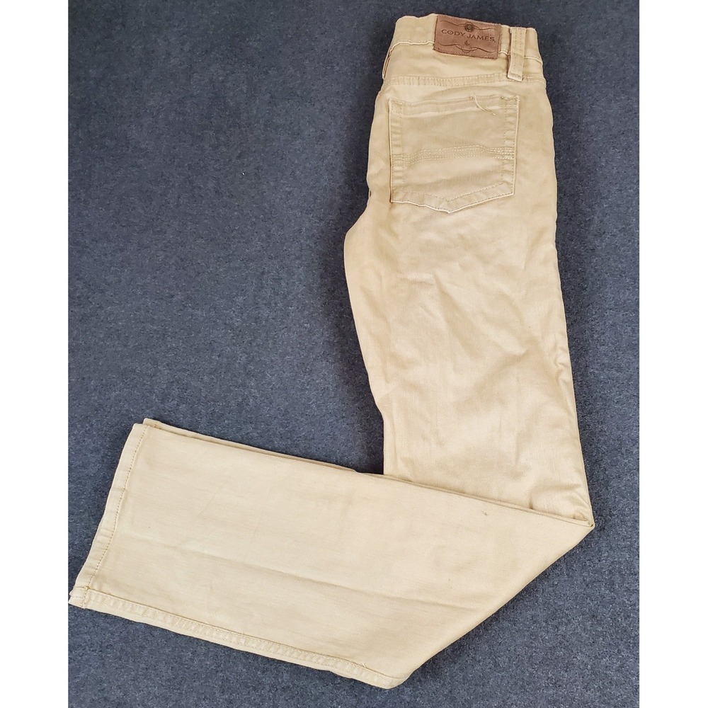 Cody James Dalton Wash Tan Jackson Slim Straight Jeans Mens 31X34 (31x33)